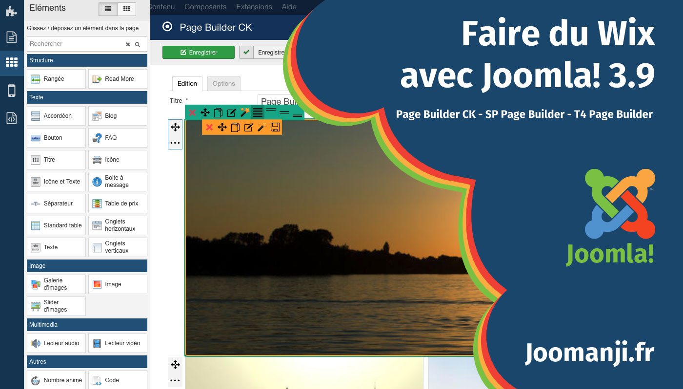 Faire du Wix avec Joomla!