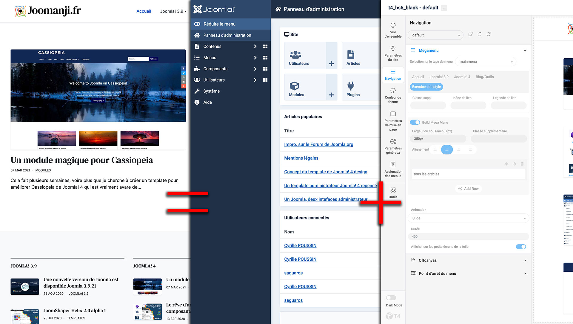 Joomanji sous Joomla! 4